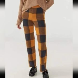 Misha & Puff carbon marigold plaid bells
